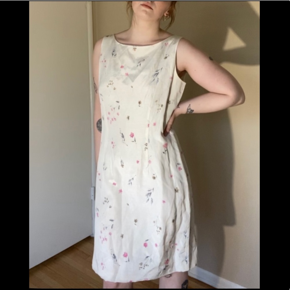 Vintage casual corner floral dress